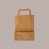 50 Pz Borsa Shoppers Carta Avana Eco 100 gr Manico Pattina 18+8x22cm [f1424754]