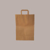 50 Pz Borsa Shoppers Carta Avana Eco 100 gr Manico Pattina 32+16x45cm [017f44eb]