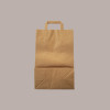 50 Pz Borsa Shoppers Carta Avana Eco 100 gr Manico Pattina 32+16x45cm [d39f218d]