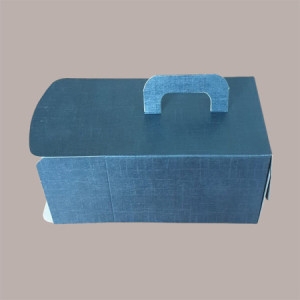 10 Pz Scatola in Carta Alimentare Seta Nero Cadeaux per Sushi 280x200H140mm