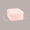5 Pz Scatola per Confezioni Regalo Porta Colomba di Pasqua 500g in Carta Rosa Segreto con Cordini 210x270H120mm [8c8783af]
