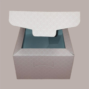 5 Pz Scatola per Confezioni Regalo Porta Colomba di Pasqua1000g in Carta Rosa Segreto con Cordini 235x335H140mm [1323d726]