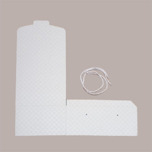5 Pz Scatola per Confezioni Regalo Porta Colomba di Pasqua1000g in Carta Rosa Segreto con Cordini 235x335H140mm [16739038]