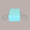 5 Pz Scatola per Confezioni Regalo Porta Colomba di Pasqua 500g in Carta Verde Segreto con Cordini 210x270H120mm [508aa247]