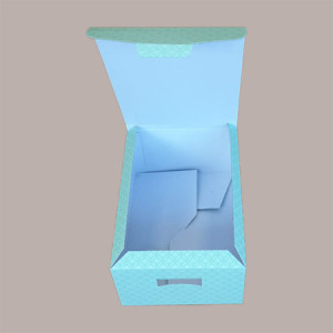 5 Pz Scatola per Confezioni Regalo Porta Colomba di Pasqua 750g in Carta Verde Segreto con Cordini 225x295H130mm