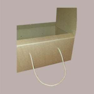 5 Pz Scatola per Confezioni Regalo Porta Colomba di Pasqua 750g in Carta Avana Segreto con Cordini 225x295H130mm [b206e581]