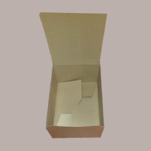 5 Pz Scatola per Confezioni Regalo Porta Colomba di Pasqua 750g in Carta Avana Segreto con Cordini 225x295H130mm [004b639b]