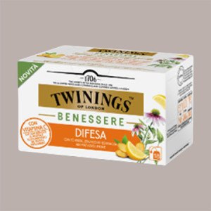 Scatola Legno 4 Scomparti + 54 Filtri Tisane Assortite Twinings [4367cb02]