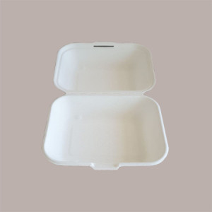 125 Pz Porta Panino Box Take Away Polpa Cellulosa 185x140H74
