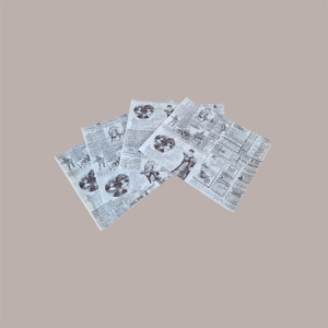 1000 Foglio Carta Antiunto Antigrasso Grafica Giornale 31x37,5 cm [4b90446a]