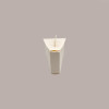 20 Pz Bauletto Dolcetto Seta Bianco Ideale per Contenere Confetti 75x45x50mm [5235a433]
