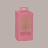 5 Pz Scatola Porta Uovo Cioccolato con Fondo in Carta Fucsia Golosa con Finestra Trasparente 150x150x270 mm [8a9e49b8]