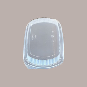 50 Pz Vaschetta Nera con Coperchio per Sushi 800 cc 285x185H35 [c1045f2d]