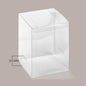 5 pz Scatola Trasparente Porta Uovo Cioccolato Pasqua Fondo Carta Bianco Effetto Pelle 180x180H250mm [e88e79cd]