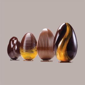 5 pz Scatola Trasparente Porta Uovo Cioccolato Pasqua Fondo Carta Bianco Effetto Pelle 180x180H300mm [636e643d]