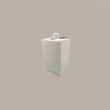 5 Pz Scatola Porta Uovo Cioccolato con Fondo in Carta Pelle Bianco Golosa con Finestra Trasparente 180x180x290 mm [814d757d]