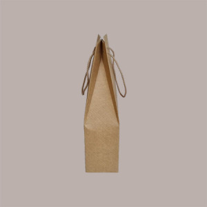 10 Busta Carta Avana Porta 1 Bottiglia Magnum con Cordini 115x115H380mm [e378c3fc]