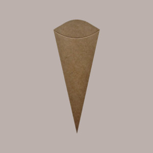 20 Pz Busta Cono Carta Avana Ideale per Confetti e Riso Sposi H190mm [02a41b0e]