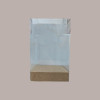 5 pz Scatola Trasparente Porta Uovo Cioccolato Pasqua Fondo Carta Avana Nature 180x180H300mm [b0360dbb]