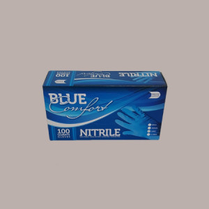 100 Pezzi Scatola Guanti Nitrile Blu Senza Polvere Misura L gr 4,2 [fa422d56]