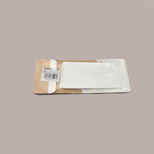 20 Pz Piccola Scatola con Finestra e Separatore Ideale per Confetti Carta Avana Nature Pratica 100x100H40 mm [92ff9b96]