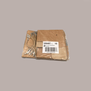 20 Pz Piccola Scatola con Cordino Ideale per Piccoli Articoli Regalo Carta Avana Grafica Cuore 50x50H50mm [46521a3f]
