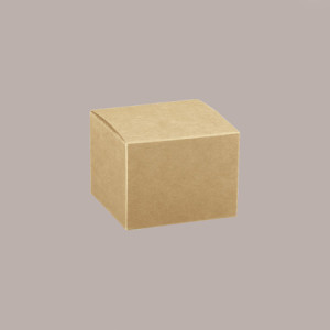 20 Pz Piccola Scatola Pieghevole in Cartoncino Avana ideale per Confetti Piccoli Regali 90x90H90mm [a79730e4]