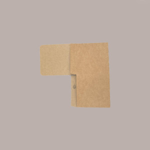 20 Pz Piccola Scatola Pieghevole in Cartoncino Avana ideale per Confetti Piccoli Regali 100x100H100mm