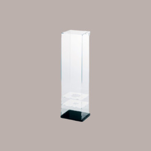 Porta Coni Cialde Cialdoni per Gelato in Plexiglass 1 lato aperto Finiture Nere [55176922]