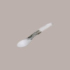 1 Pz Spatola Gelato in Acciaio con Manico Ergonomico Bianco 26cm [0793e228]