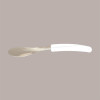 1 Pz Spatola Gelato in Acciaio con Manico Ergonomico Bianco 26cm [b149ec36]
