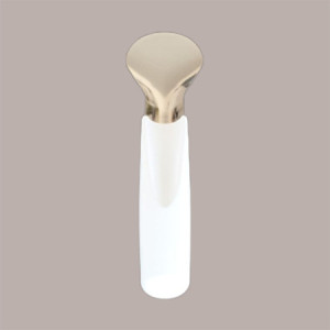 1 Pz Spatola Gelato in Acciaio con Manico Ergonomico Bianco 26cm [df726e3f]