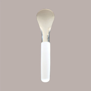 1 Pz Spatola Gelato in Acciaio con Manico Ergonomico Bianco 26cm [6d3fe825]