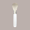 1 Pz Spatola Gelato in Acciaio con Manico Ergonomico Bianco 26cm [6d3fe825]