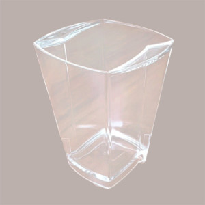 1 Pz Secchiello Porta Ghiaccio Plexiglas Trasparente 1 Bottiglia