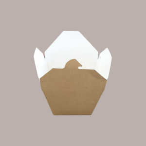 50 Pz Box Carta Alimenti Mini Asporto Foodbox Avana 85x65H90mm [44b68e6f]