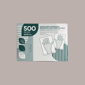 500 Pezzi Dispenser Sacchetto Guanto HD Protettivo Mani Box