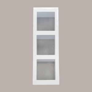 Stampo in Plastica 3 Monodosi per Biscotto Maxigel 70x100 mm [23ab802a]