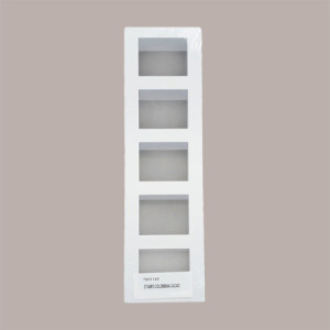 Stampo in Plastica 5 Monodosi per Biscotto Colombina 55x62 mm [b666d4fd]