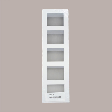 Stampo in Plastica 5 Monodosi per Biscotto Colombina 55x62 mm [b666d4fd]