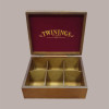 Scatola Legno 6 Scomparti + 60 Filtri Camomilla Assortiti Twinings [ca65f3bc]