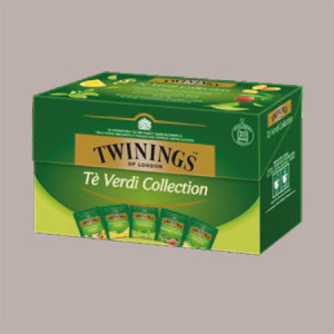 Scatola Legno 8 Scomparti + 80 Filtri Tè & Infusi Assortiti Twinings [92c76bb5]