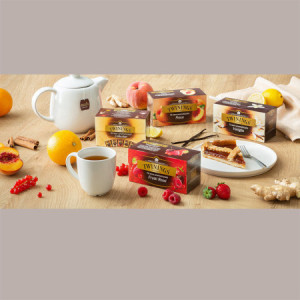 Scatola Legno 8 Scomparti + 80 Filtri Tè & Infusi Assortiti Twinings [f65c6780]