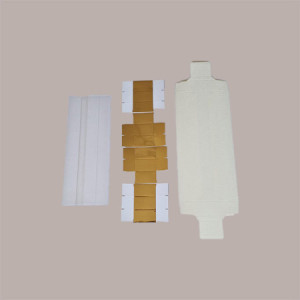 Scatola Porta Cioccolatini Quadretto in Carta Seta Bianco 240x50H30mm 10 pezzi [01f2701e]