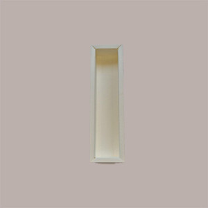 Scatola Porta Cioccolatini Quadretto in Carta Seta Bianco 360x50H30mm 10 pezzi [3143691b]