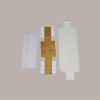 Scatola Porta Cioccolatini Quadretto in Carta Seta Bianco 360x50H30mm 10 pezzi [865ea81f]