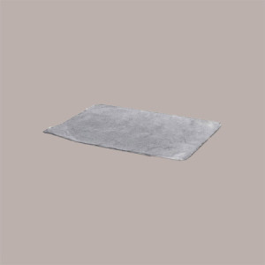 10 Pz Vassoio Stone Rettangolare 14x30 Grigio ALCAS Dolci Torte [8a438386]