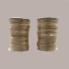 2 Pz Fettuccia Nastro Juta Naturale Confezionamento 10mm x 25 Mt [78be5d4a]