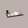 50 Pz Monoporzione Piatto Quadrato Komodo Finger Food in Polpa di Cellulosa Bio 90x90 mm [3a61b57c]