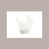 60 Pz Monoporzione Bijoux Quadrato Finger Food Plastica Trasparente 60cc [152a6ae4]
